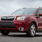 Red Subaru Forester 
