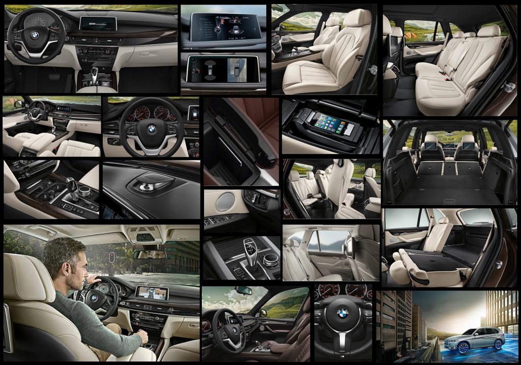 BMW X5 Interiour design features