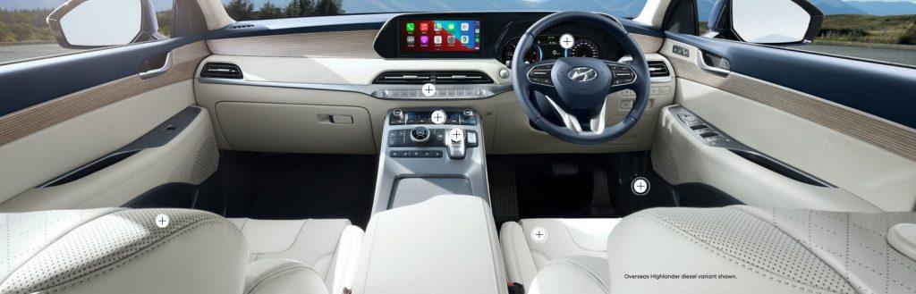 Hyundai Palisade SUV spacious Interior