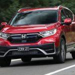 Honda CRV driving