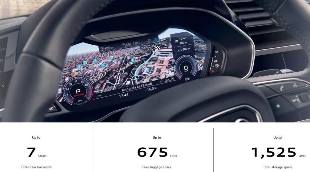 Audi Q3 features