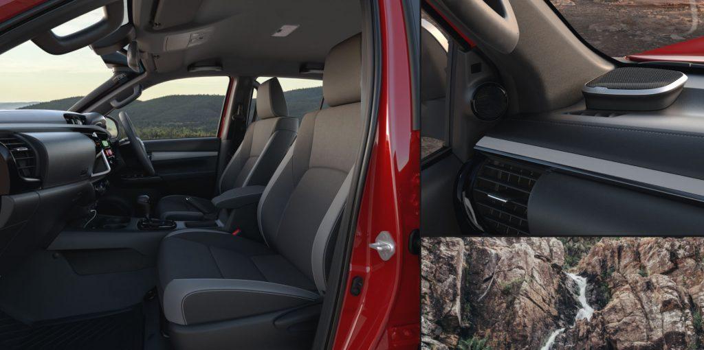 Toyota Hilux ute interior